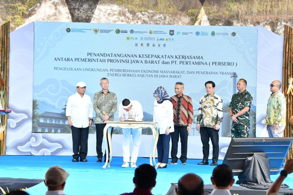 Perkuat Ekosistem Energi Bersih, Pertamina Gandeng Pemprov Jabar Kembangkan Hidrogen Rendah Karbon dari Sampah