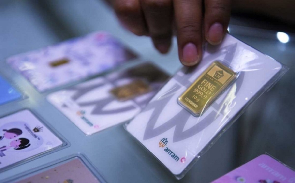 Harga Emas Antam Kembali Melemah, Turun Rp10.000 Jadi Rp2,627 Juta per Gram