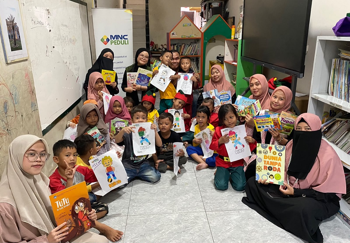 MNC Peduli Ajak Anak-Anak Jakarta Utara Gemar Membaca Lewat Kegiatan Seni Kreatif